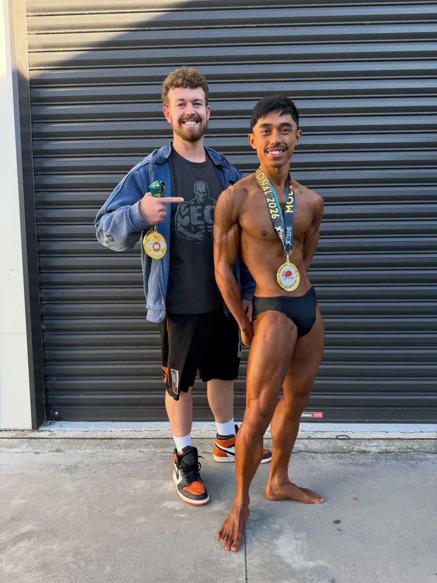 Vaughn, Moe's Muscles 2026 · with me